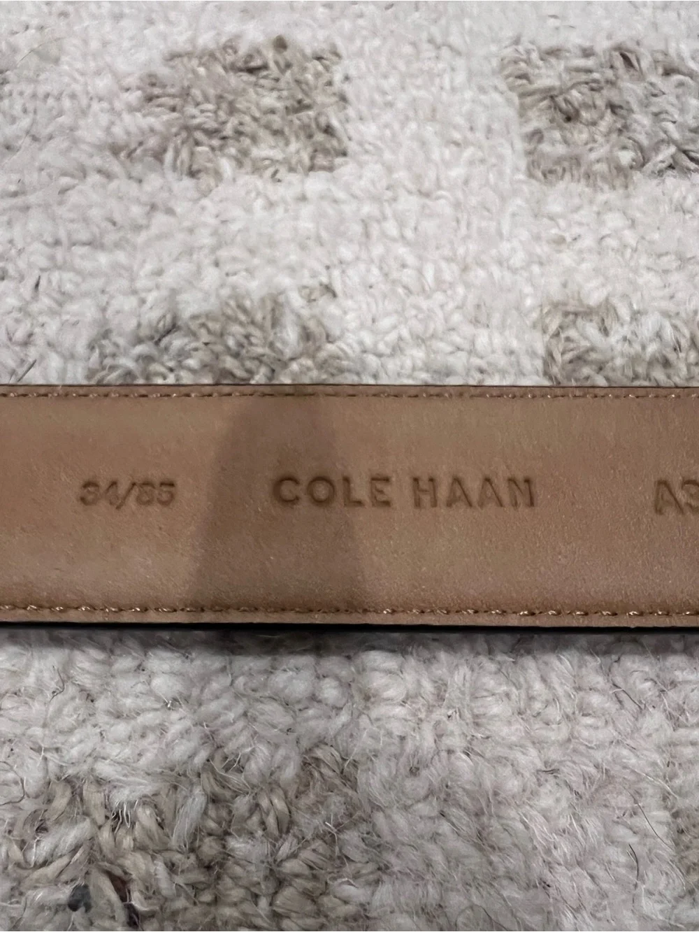 Men’s Dark Brown Belt Cole Haan size 34